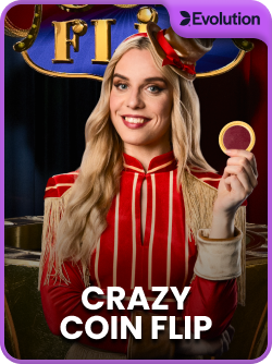 Crazy Coin Flip by Evolution official game cover