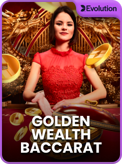 Golden Wealth Baccarat by Evolution official game cover