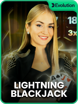 Lightning Blackjack by Evolution official game cover