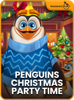 Penguins Christmas Party Time